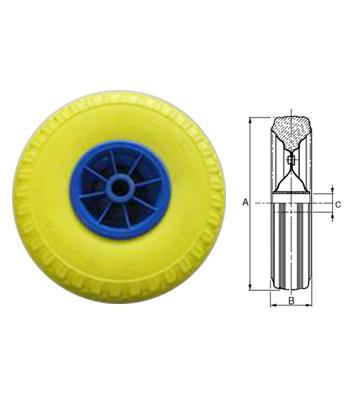 Pneumatic wheel