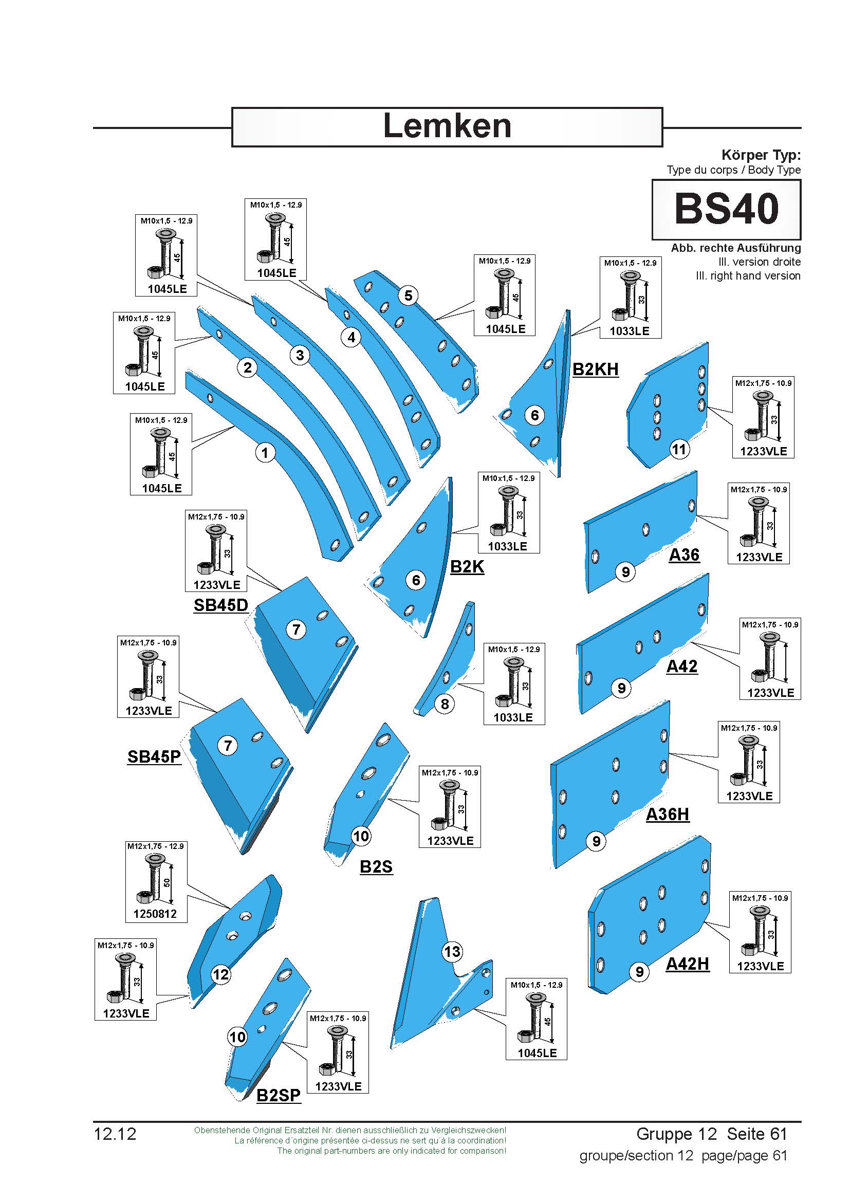 LEMKEN BS40